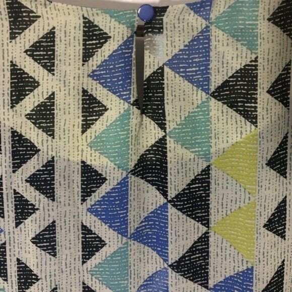 Umgee Boutique Geometric Sleeveless Shift Dress - Picture 3 of 6